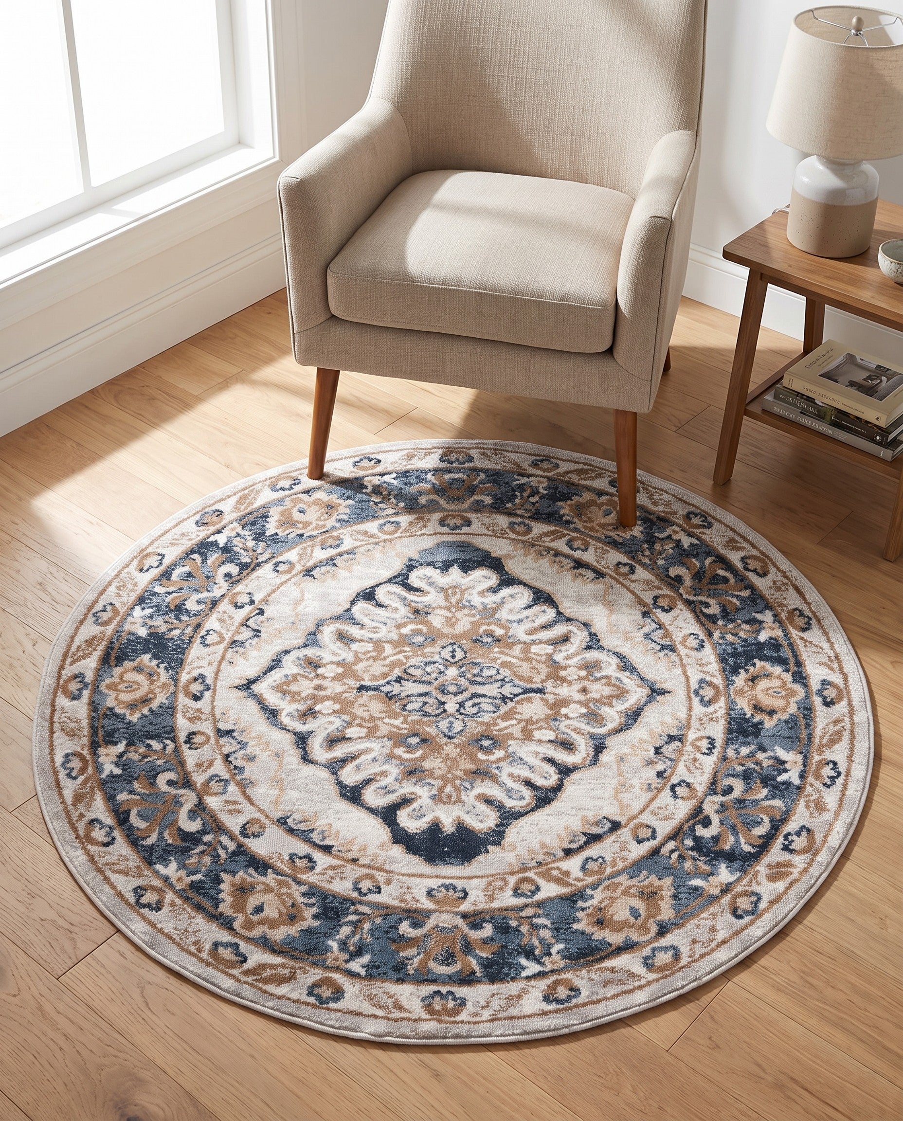 3' x 3' Oxford Round Rug
