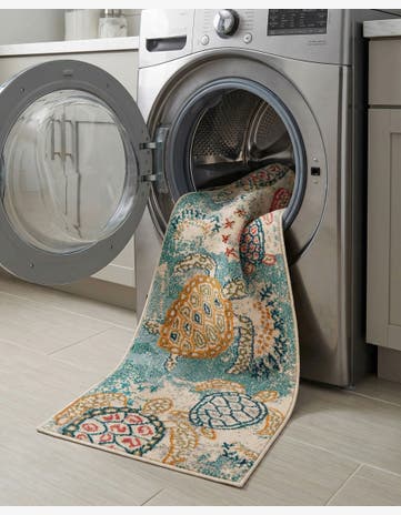 2' x 8' Washable Amalfi Runner Rug