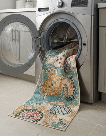 2' x 8' Washable Amalfi Runner Rug
