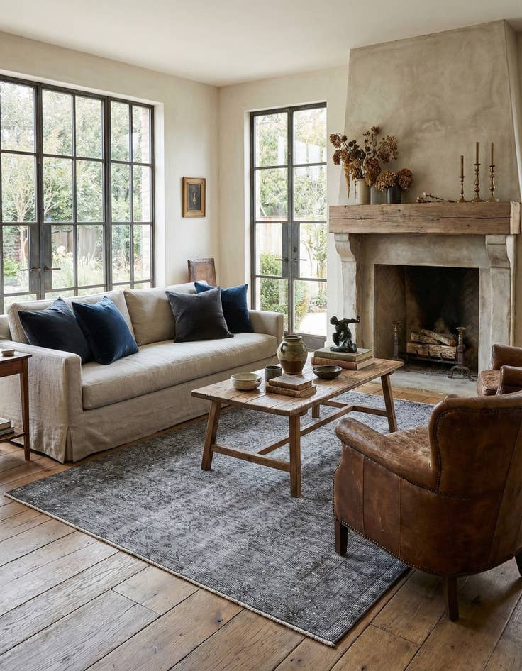 Detail image of 5' 2 x 8' 9 Ultra Vintage Wool Rug