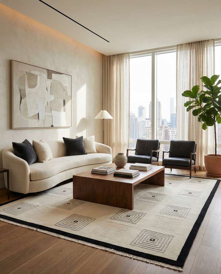 7' 10 x 10' 1 Hand Knotted Darya Wool Rug