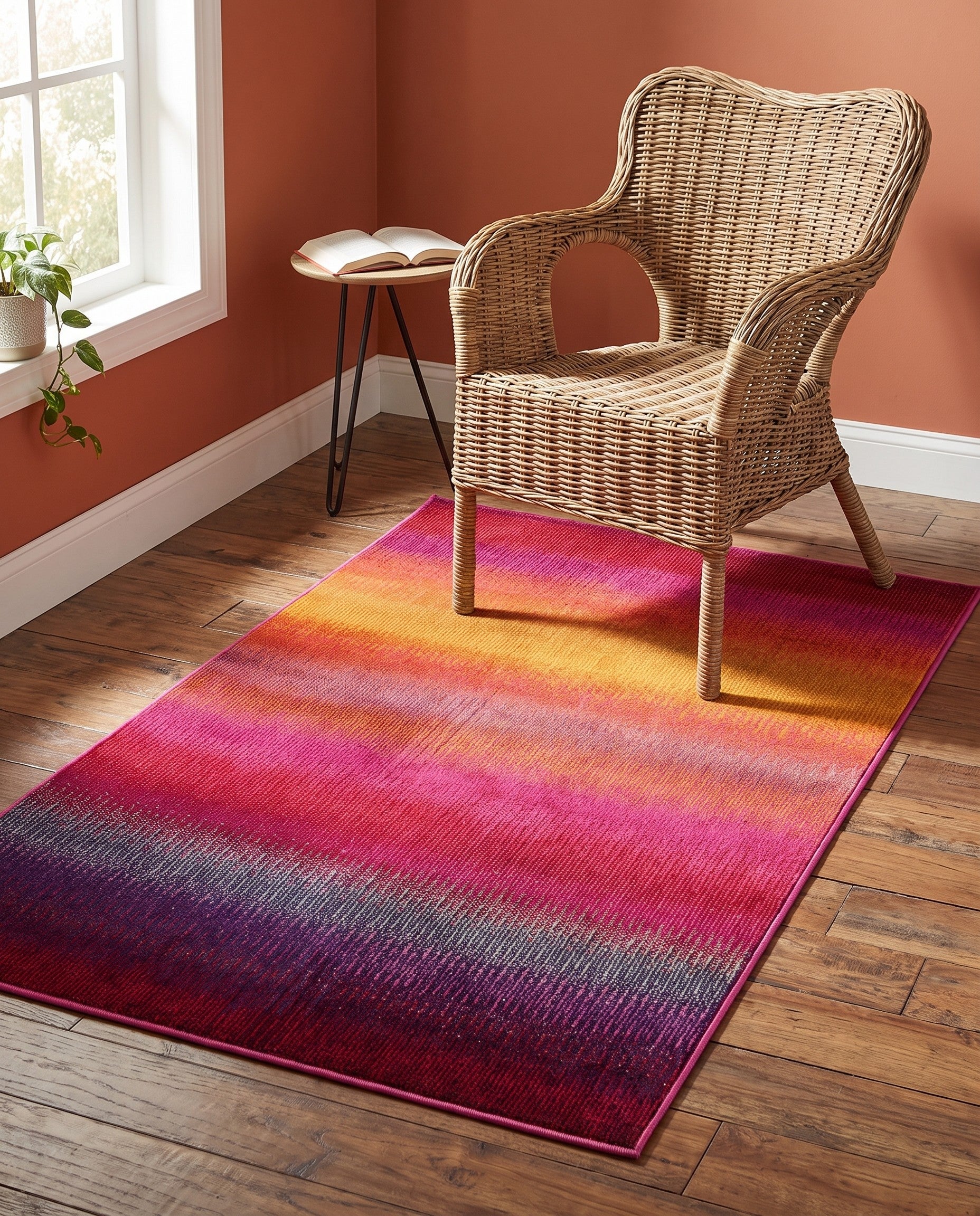 3' 3 x 5' 3 Washable Hyacinth Rug