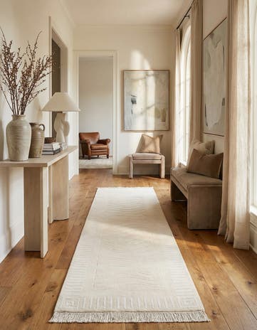 2' 10 x 9' 10 Hand Knotted Darya Wool Runner Rug