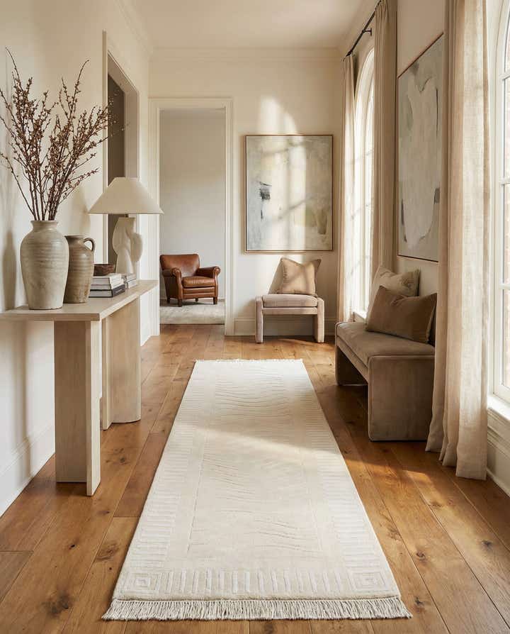 2' 10 x 9' 10 Hand Knotted Darya Wool Runner Rug