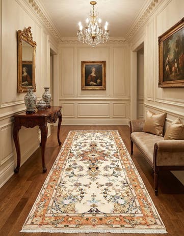 2' 7 x 7' 2 Tabriz Runner Rug