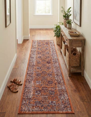 Orange Lucerne Runner Rug