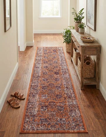 Orange Lucerne Runner Rug
