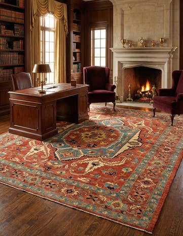 8' 6 x 10' Serapi Wool Rug