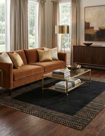 4' 6 x 6' 1 Tabiibaft Wool Rug
