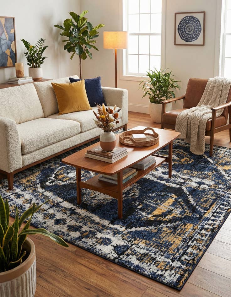 Detail image of  5' 3 x 8' Tagine Rug