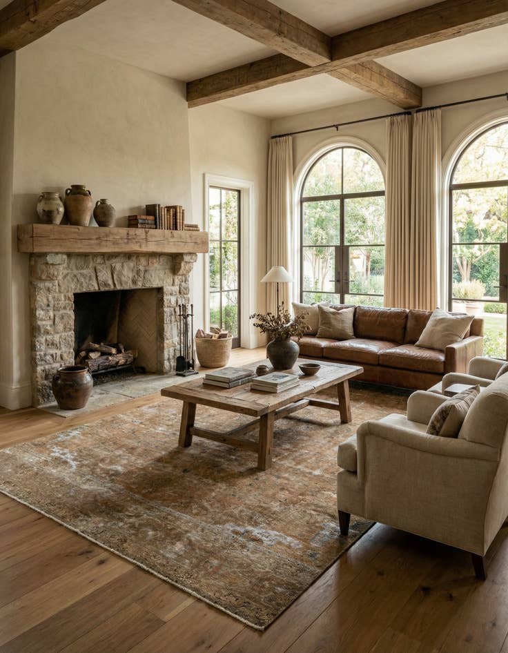 Detail image of  6' 9 x 12' 4  Hand Knotted Ultra Vintage Persian Wool Rug