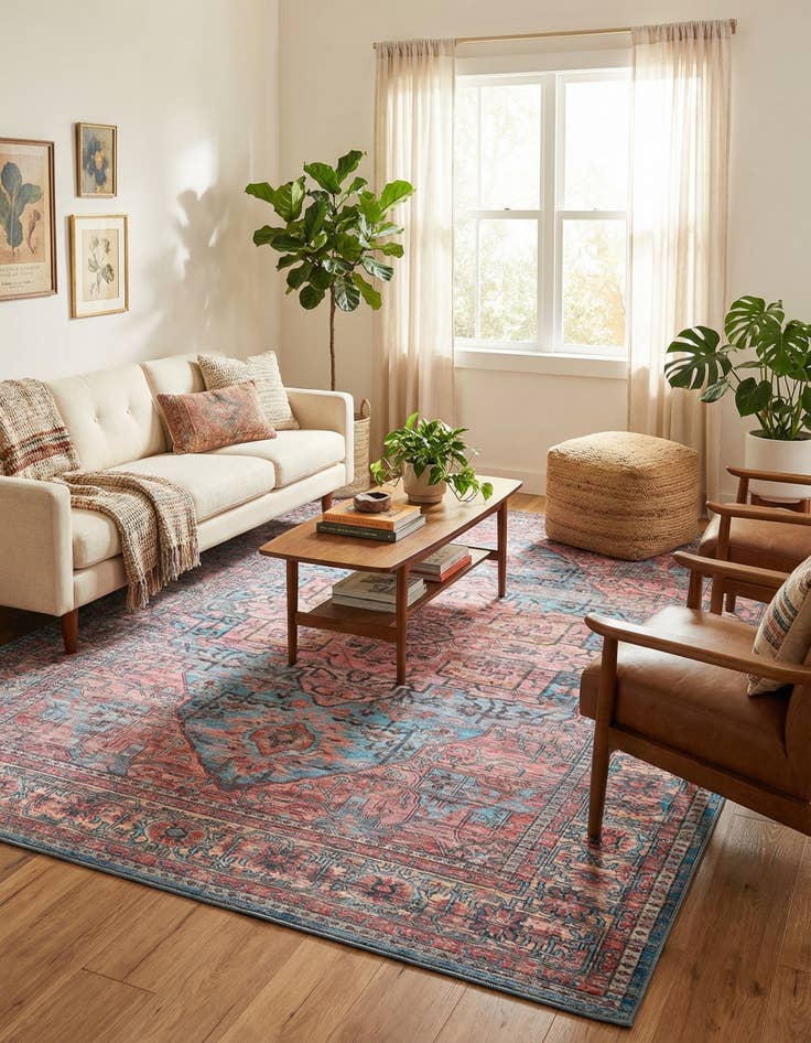 Detail image of 10' 6 x 13'  Washable Maahru Rug