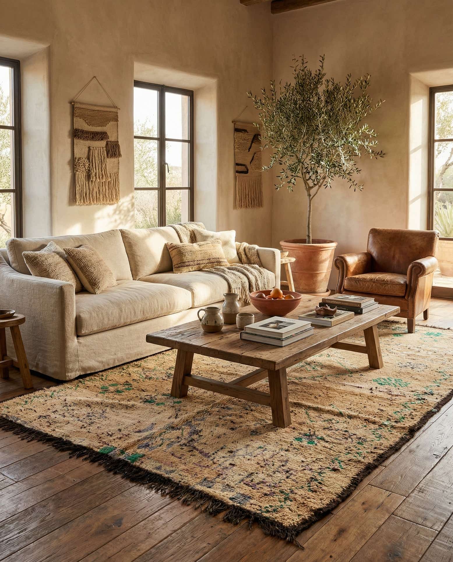 5' 3 x 9' 4 Berber Rug