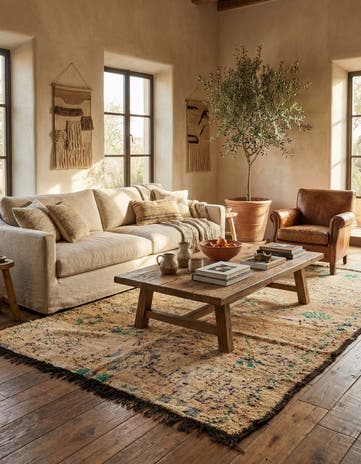 5' 3 x 9' 4 Berber Rug