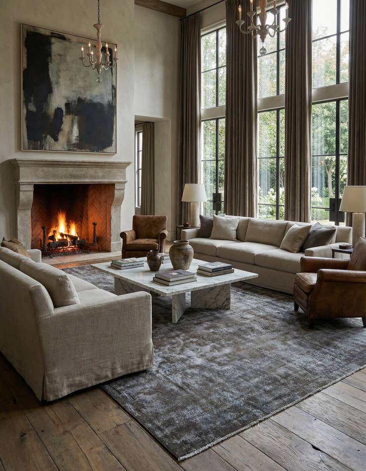 Detail image of 9' 11 x 13' 4 Vintage Royal Wool Rug