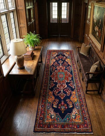 3' 7 x 10' 8 Mahal Wool Runner Rug