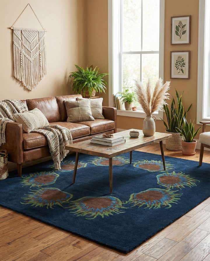 7' 5 x 7' 6 Agra Square Rug