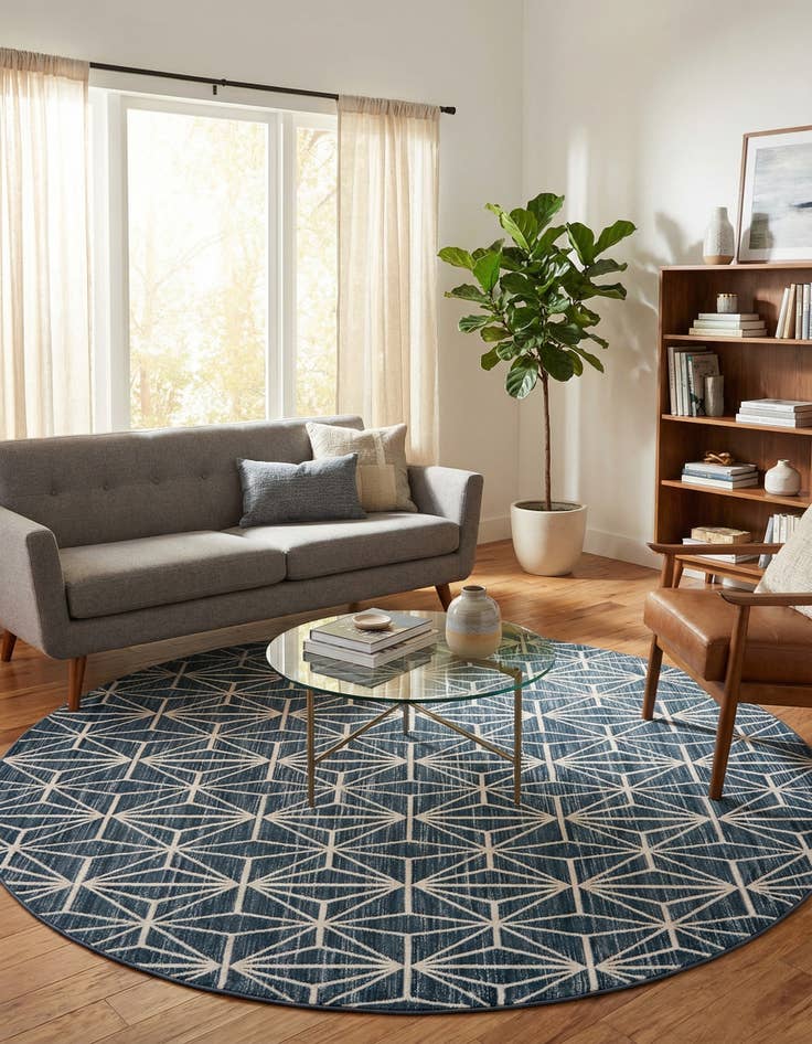 Detail image of 8' x 8' Uptown Fifth Avenue Round Rug