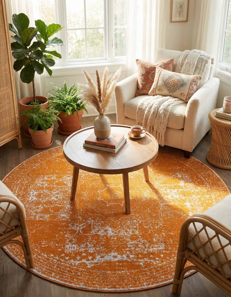 Detail image of  7' 10 x 7' 10 Dover Round Rug