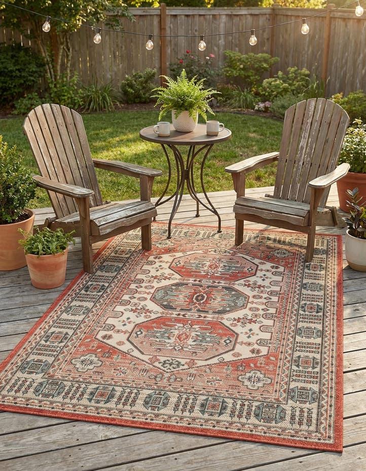 4' x 6' Easy-Clean Traditional Indoor / Ou...