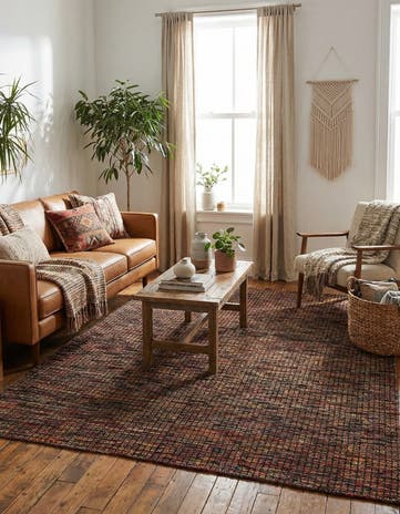 5' 4 x 8' Hand Knotted Moroccan Wool Rug