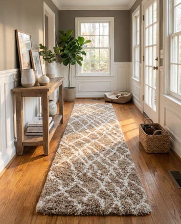  2' 7 x 13' Soft Touch Shag Runner Rug