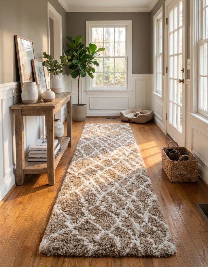 2' 7 x 13' Soft Touch Shag Runner ...
