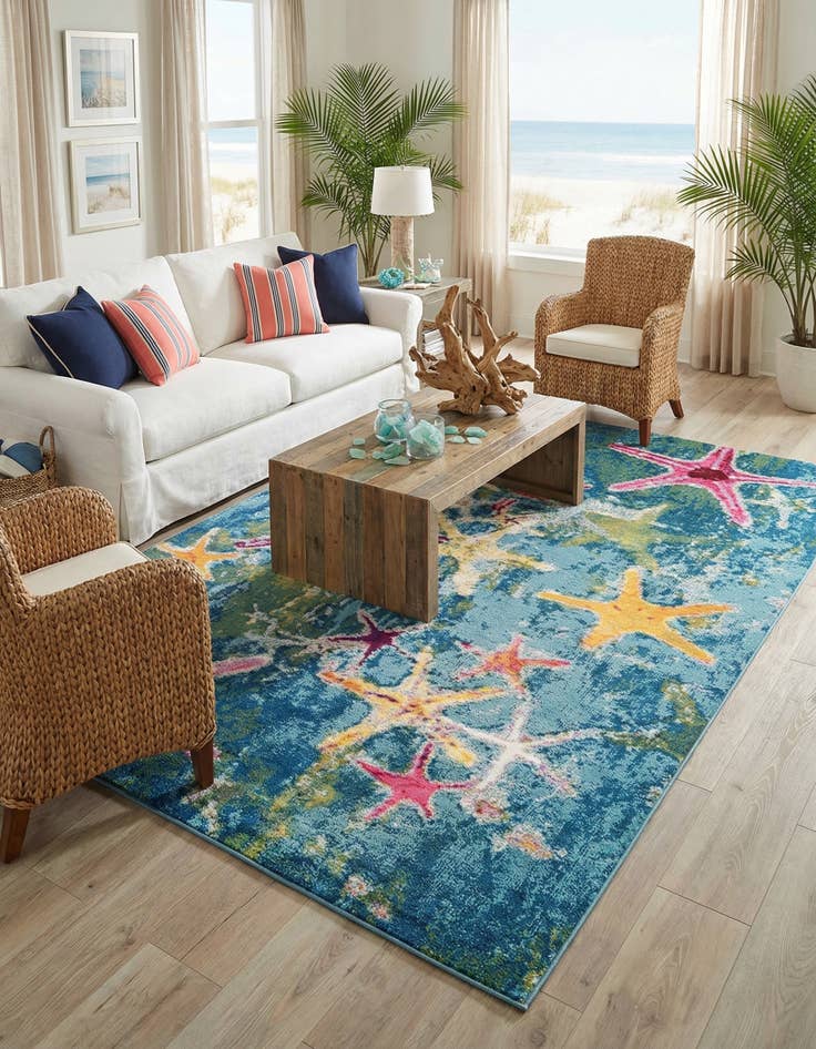 Detail image of 10' x 14' 1  Washable Capri Rug