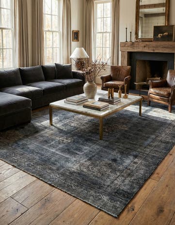 7' 8 x 10' 2 Hand Knotted Ultra Vintage Persian Wool Rug