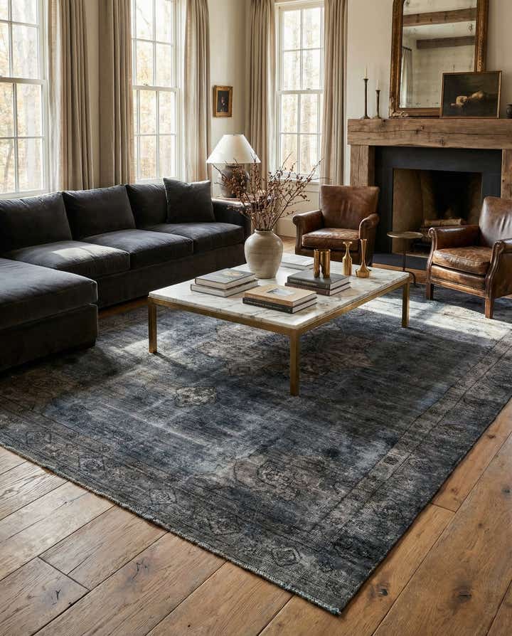 7' 8 x 10' 2 Hand Knotted Ultra Vintage Persian Wool Rug
