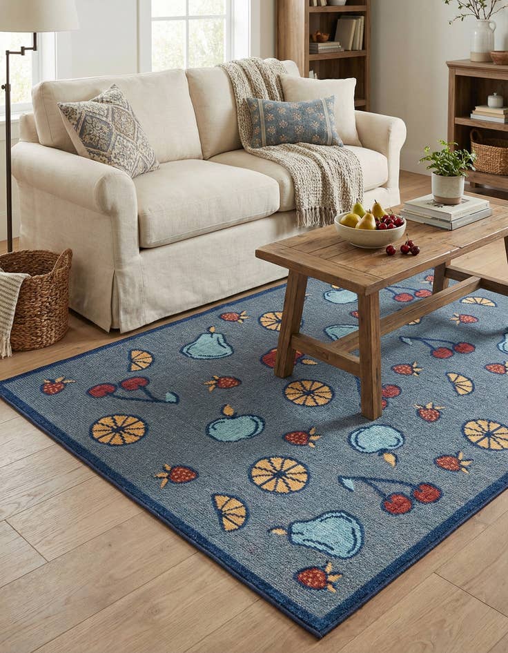 Detail image of 5' x 7' 7  Washable  Indoor / Outdoor Rug