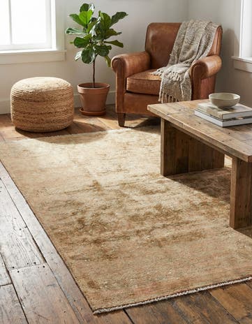 3' 5 x 5' 1 Hand Knotted Hamedan Persian Wool Rug