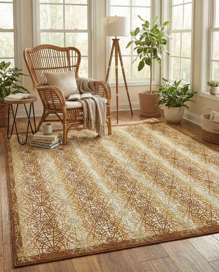 10' x 12' 2 Easy-Clean Trellis Indoor / Outdoor Rug