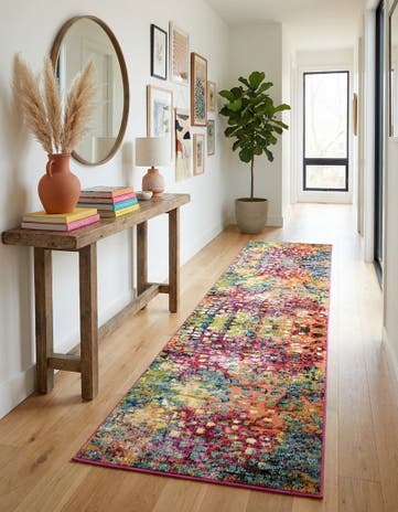 2' 7 x 10' Washable Sevilla Runner Rug