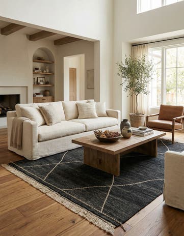8' 1 x 10' 1 Hand Knotted Moroccan Wool Rug