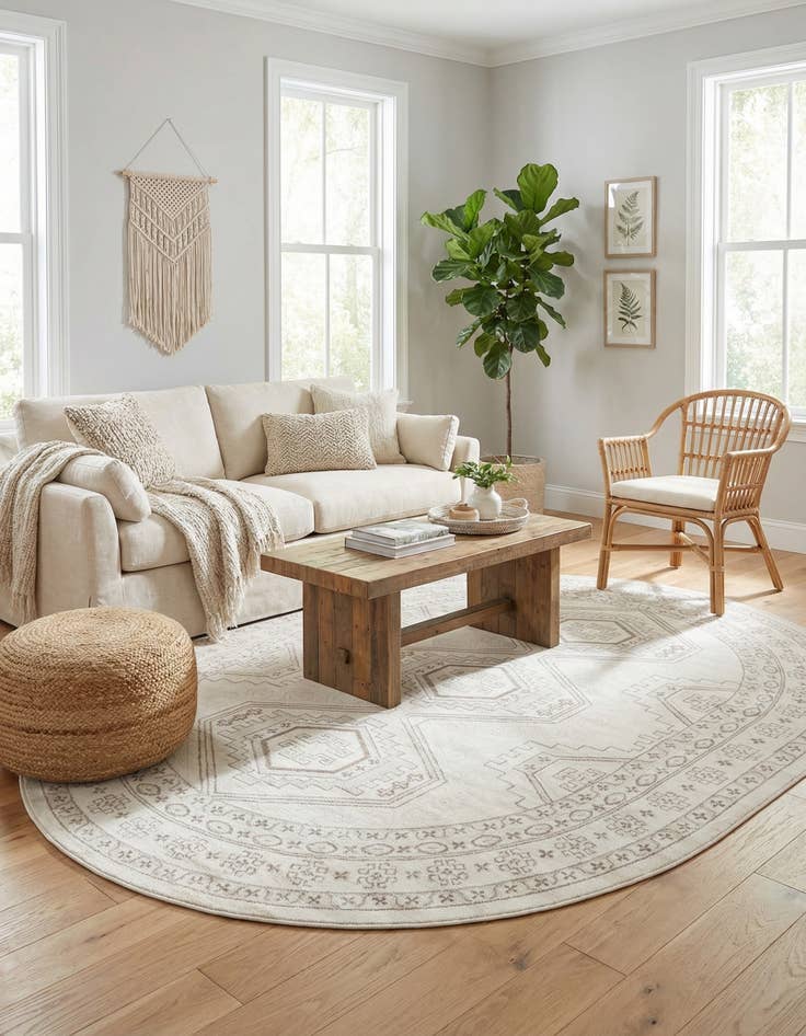 Detail image of  7' 10 x 10' Charlotte Oval Rug