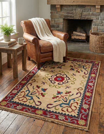 2' 8 x 4' 2 Hand Knotted Kazak Rug
