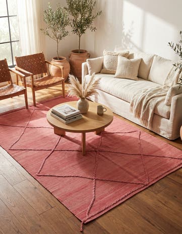 5' 8 x 7' 10 Hand Knotted Moroccan Wool Rug