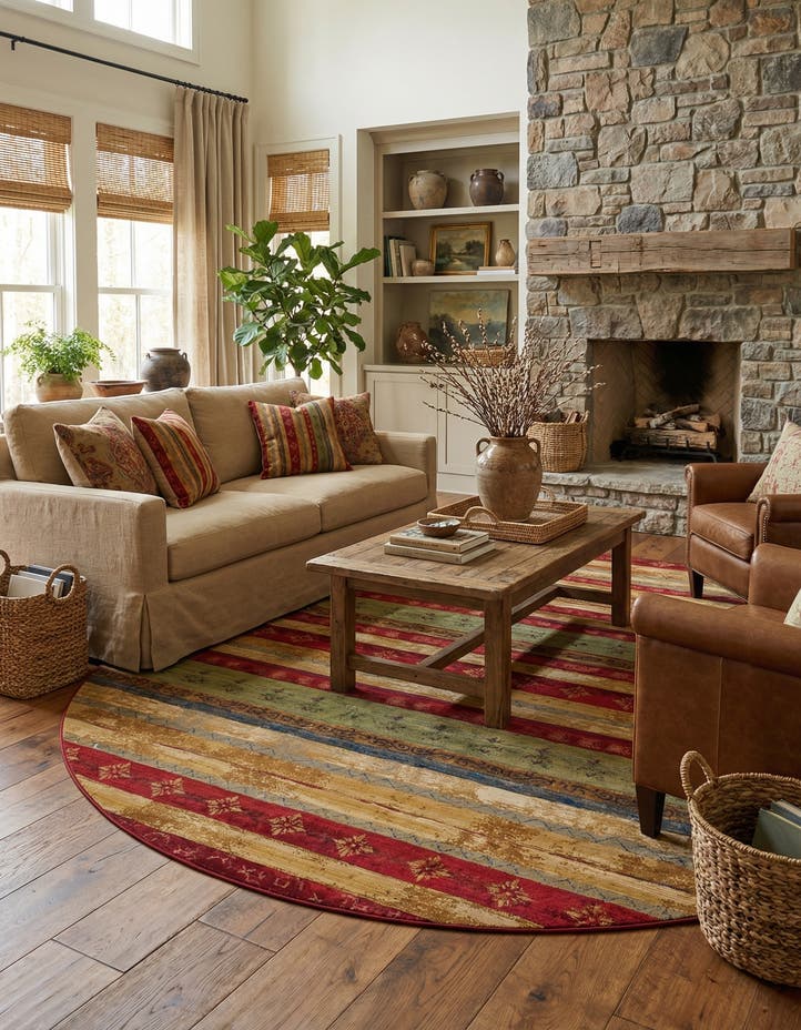12' x 12' Easy-Clean Modern Indoor / Outdoor...