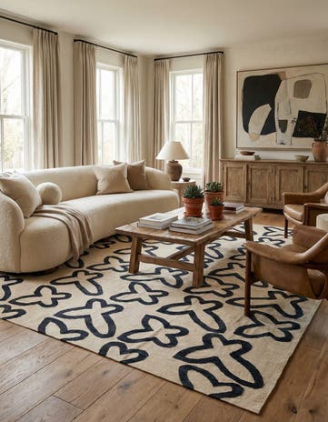 8' 5 x 9' 6 Hand Woven Kilim Modern Wool Rug