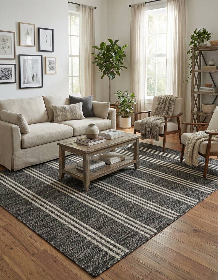 Detail image of 5' 3 x 8'  Washable Jill Zarin Anguilla Indoor / Outdoor Rug