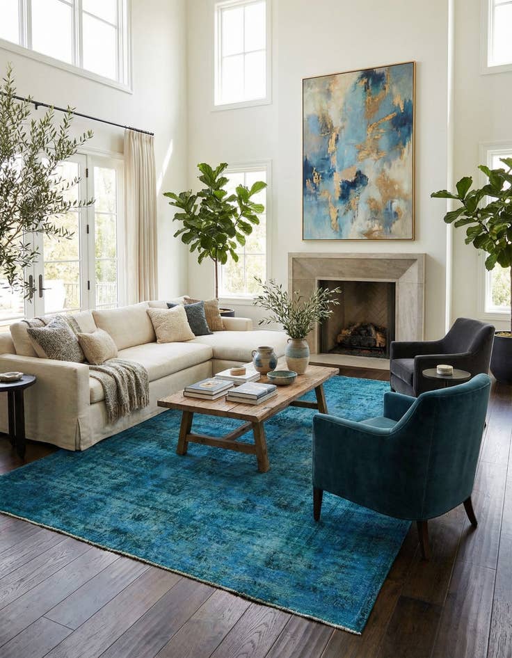 Detail image of  9' 2 x 12' 5  Hand Knotted Ultra Vintage Persian Wool Rug