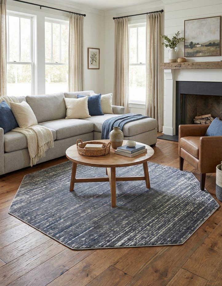 7' x 7' Oasis Octagon Rug