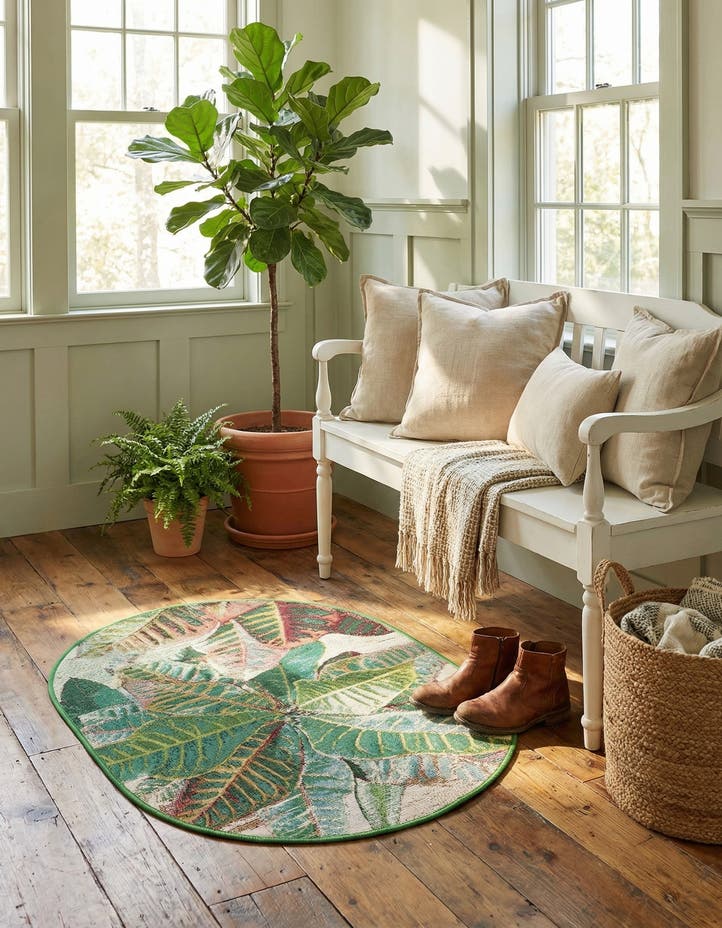 2' x 3' Easy-Clean Botanical Indoor / Outd...