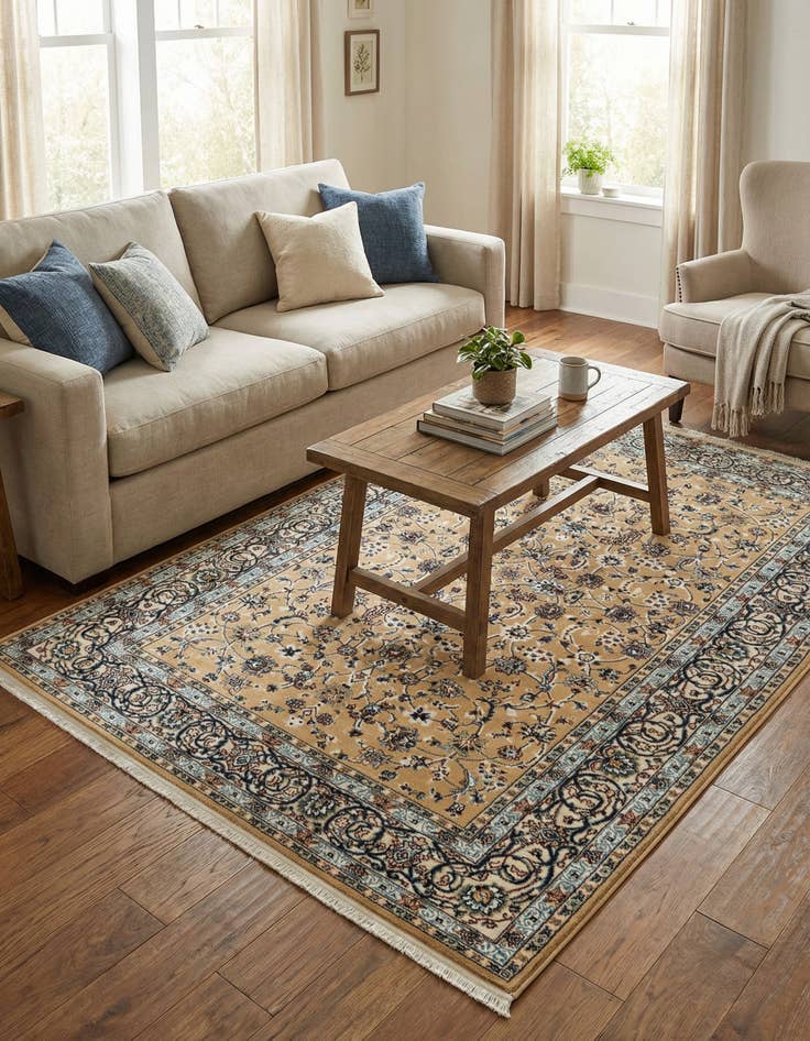 Detail image of 4' x 6' Nain Design Rug