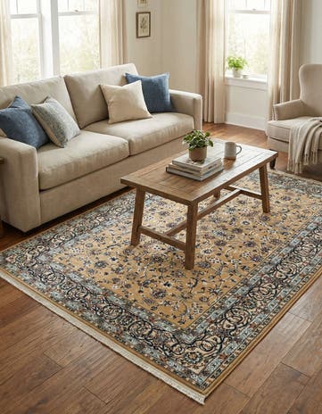 4' x 6' Nain Design Rug