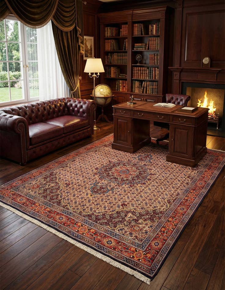 Detail image of  7' 3 x 9' 8 Mood Wool Rug