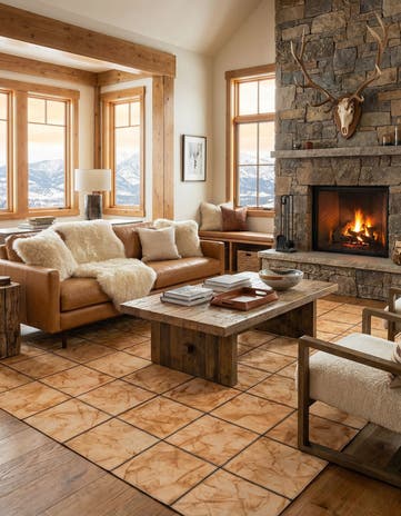 5' x 7' 11 Cowhide - Patchwork Rug