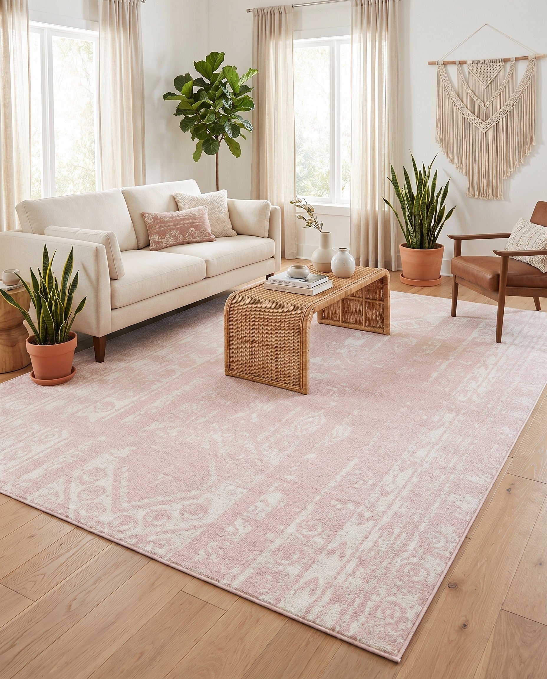 Pink Lennon Rug