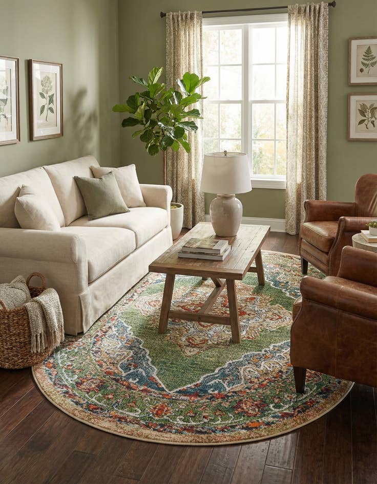 Detail image of 4' x 6' Isabella Oval Rug